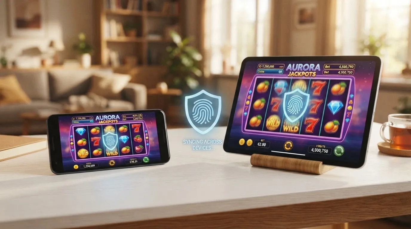 Uno smartphone e un tablet affiancati, entrambi con una slot in esecuzione, collegati dall'icona SPID al centro