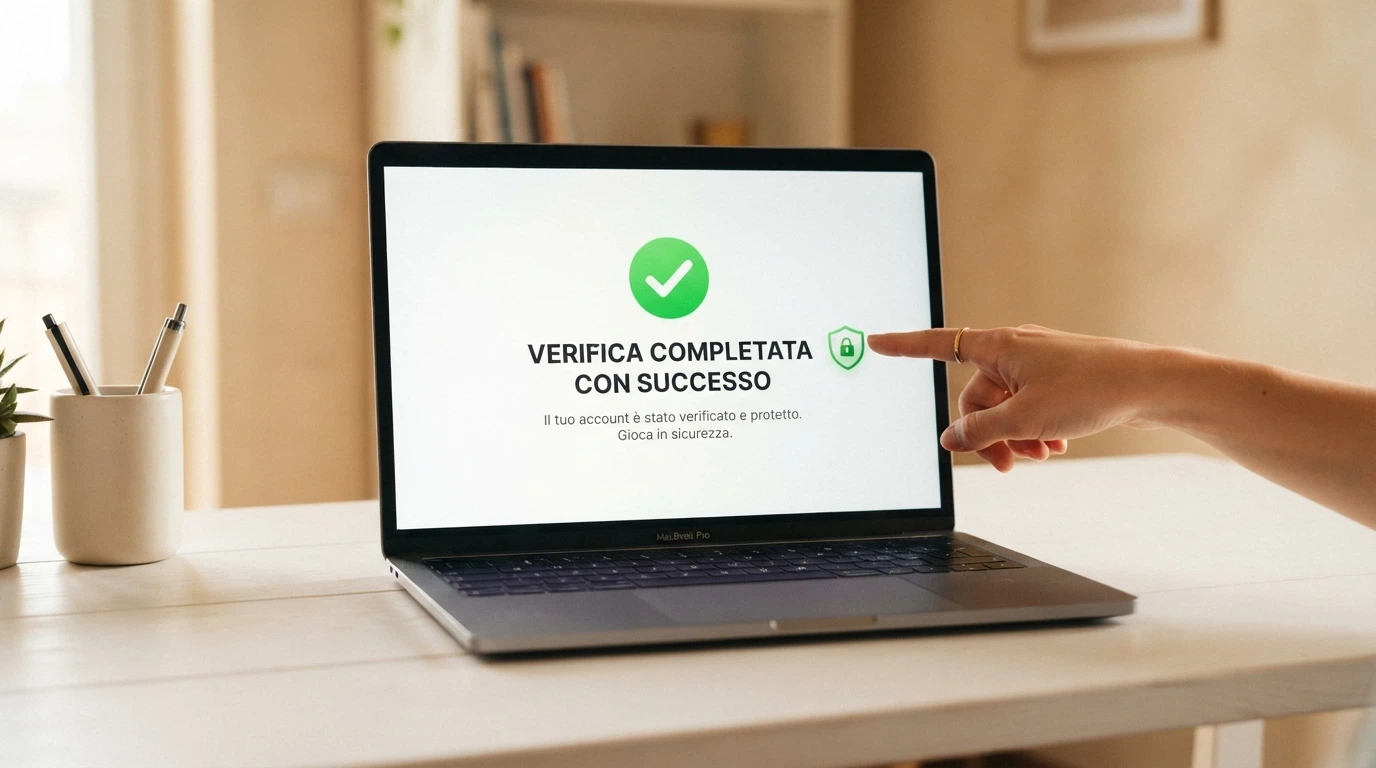 Il logo ufficiale dell'Agenzia delle Dogane e dei Monopoli accanto al testo di una concessione di gioco a distanza, con il numero di concessione in evidenza e un sigillo di certificazione