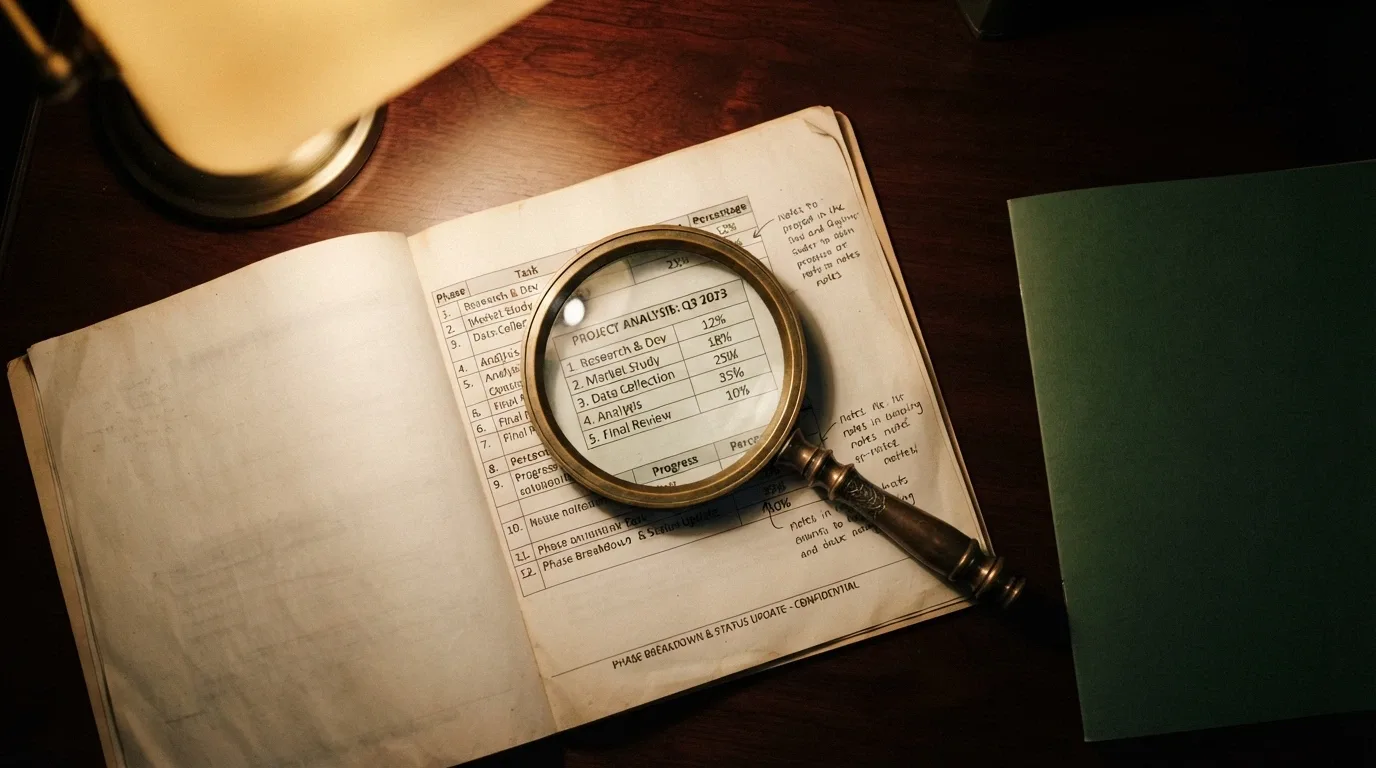 Una lente di ingrandimento su documenti ufficiali e registro concessioni ADM