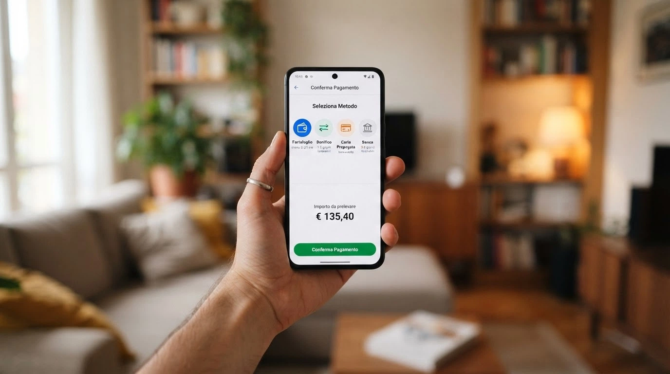 Interfaccia di cassa di un casinò ADM con le opzioni PayPal, Skrill, Neteller e bonifico bancario in evidenza